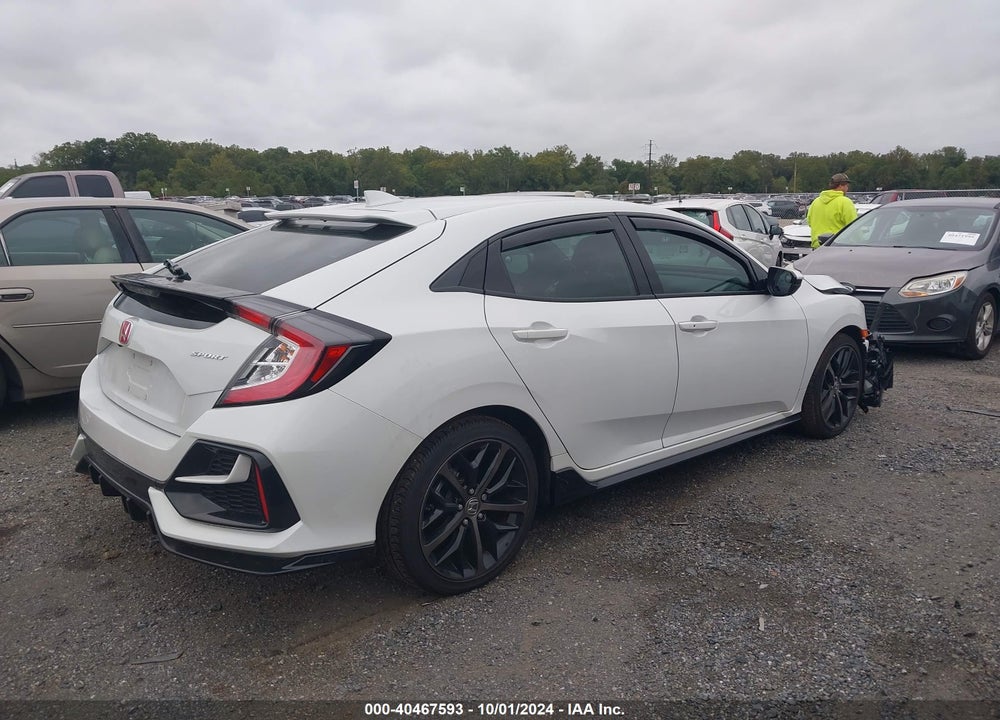 2021 HONDA CIVIC SPORT VIN: SHHFK7H40MU404300