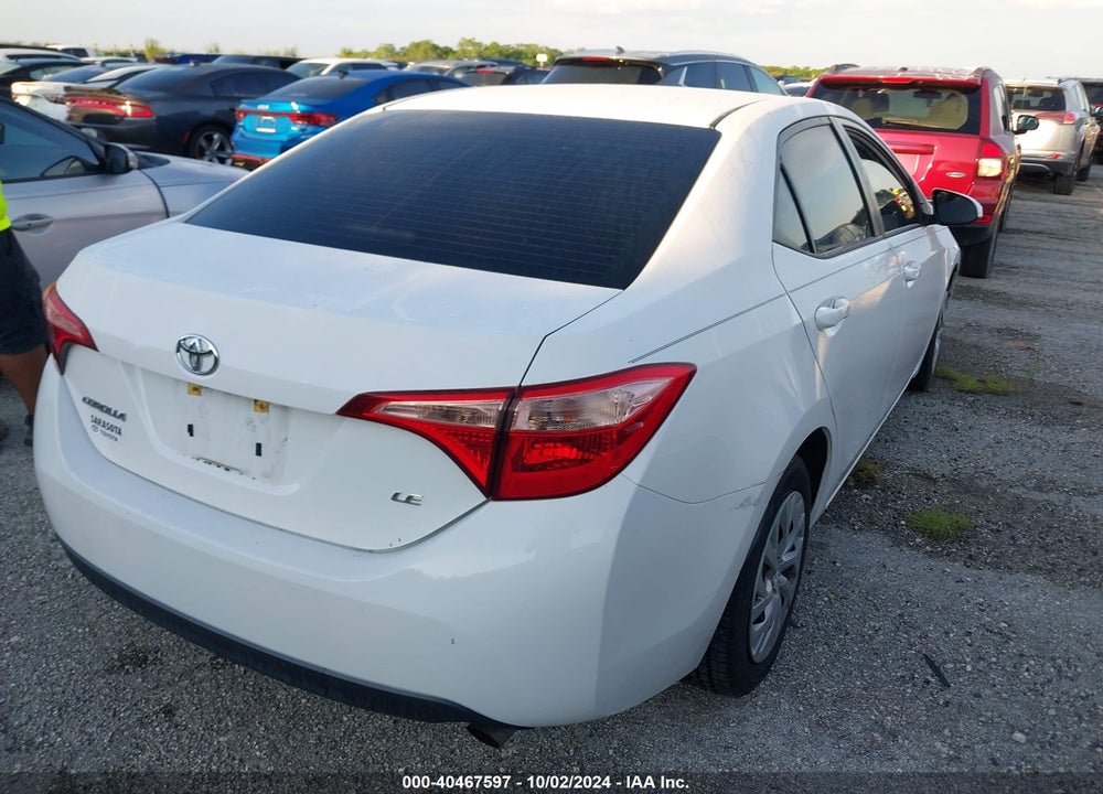 2019 TOYOTA COROLLA LE VIN: 2T1BURHE0KC175519