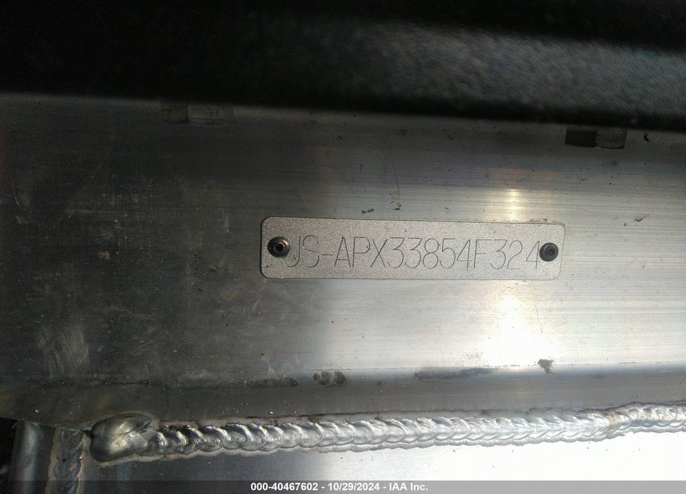 2024 APEX PONTOON VIN: APX33854F324