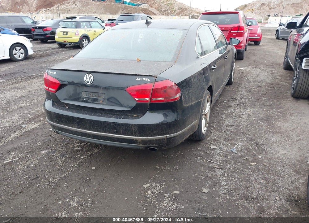 2012 VOLKSWAGEN PASSAT 3.6L V6 SEL PREMIUM VIN: 1VWCM7A30CC099101