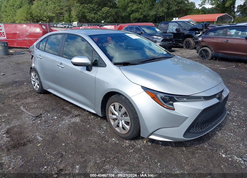 2020 TOYOTA COROLLA LE VIN: JTDEPRAEXLJ115509