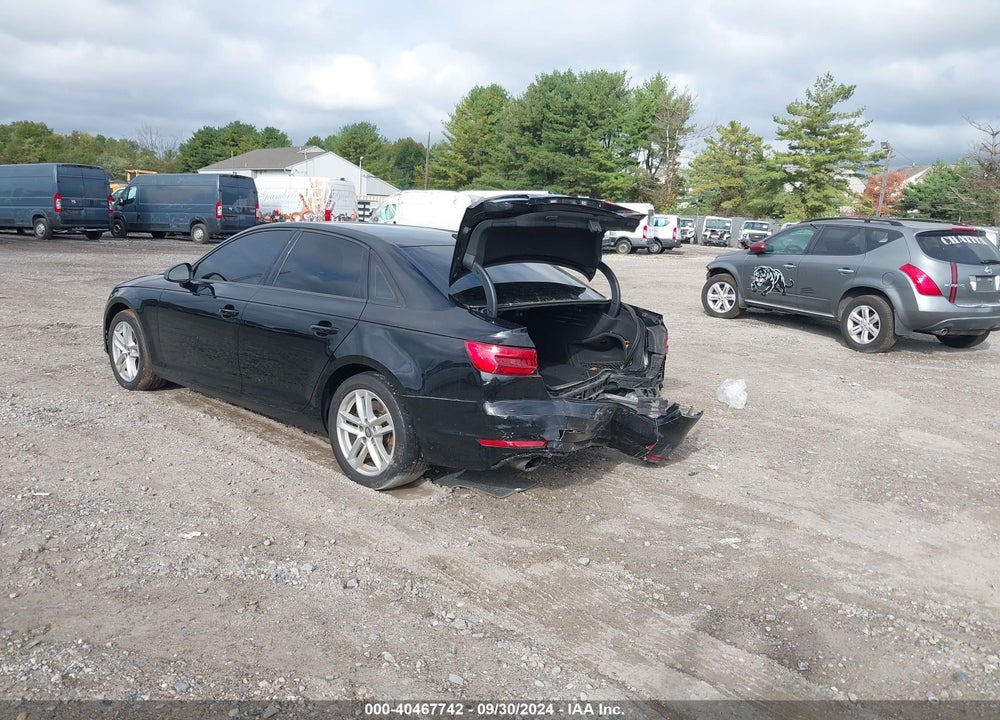 2017 AUDI A4 2.0T PREMIUM VIN: WAUANAF4XHN028504