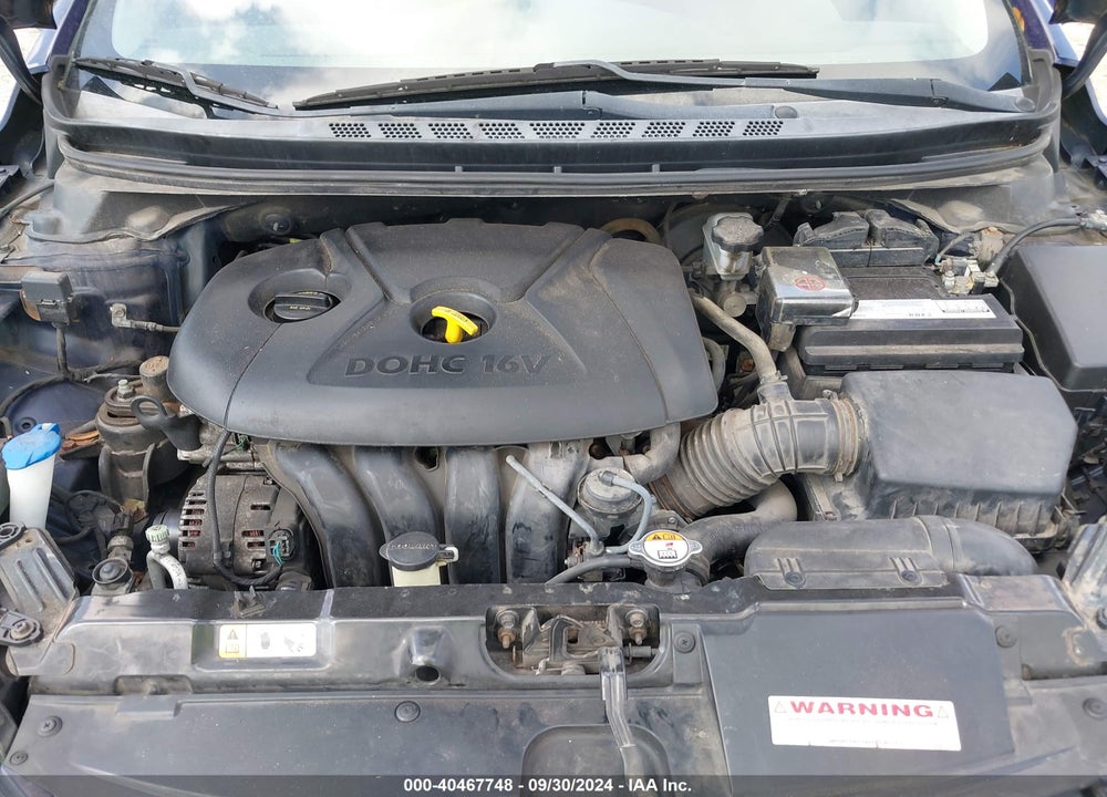 2013 HYUNDAI ELANTRA GLS VIN: 5NPDH4AE8DH401946