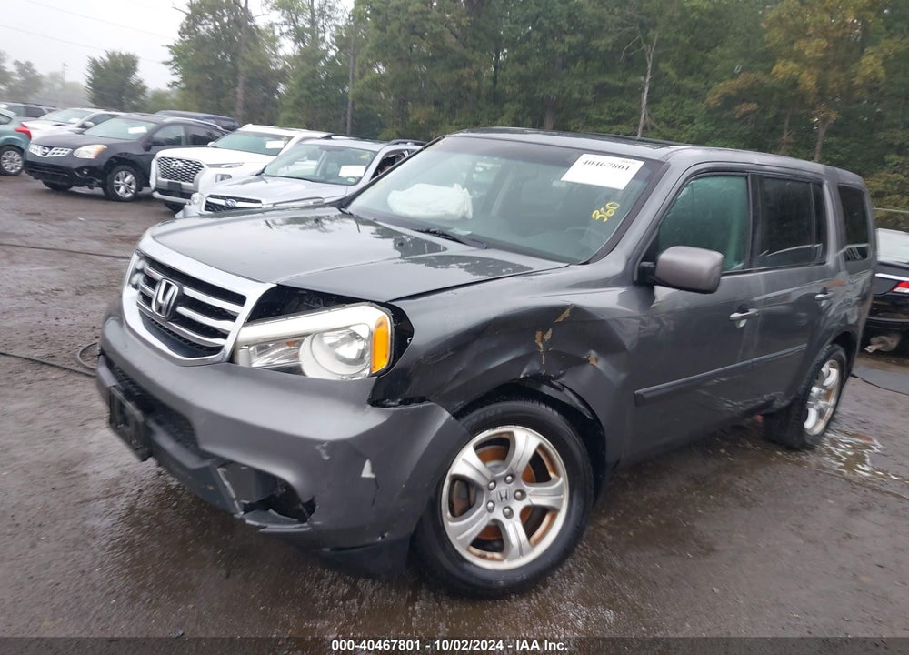 2012 HONDA PILOT EX-L VIN: 5FNYF4H54CB063293