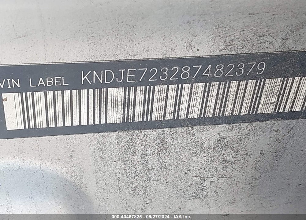 2008 KIA SPORTAGE LX V6 VIN: KNDJE723287482379