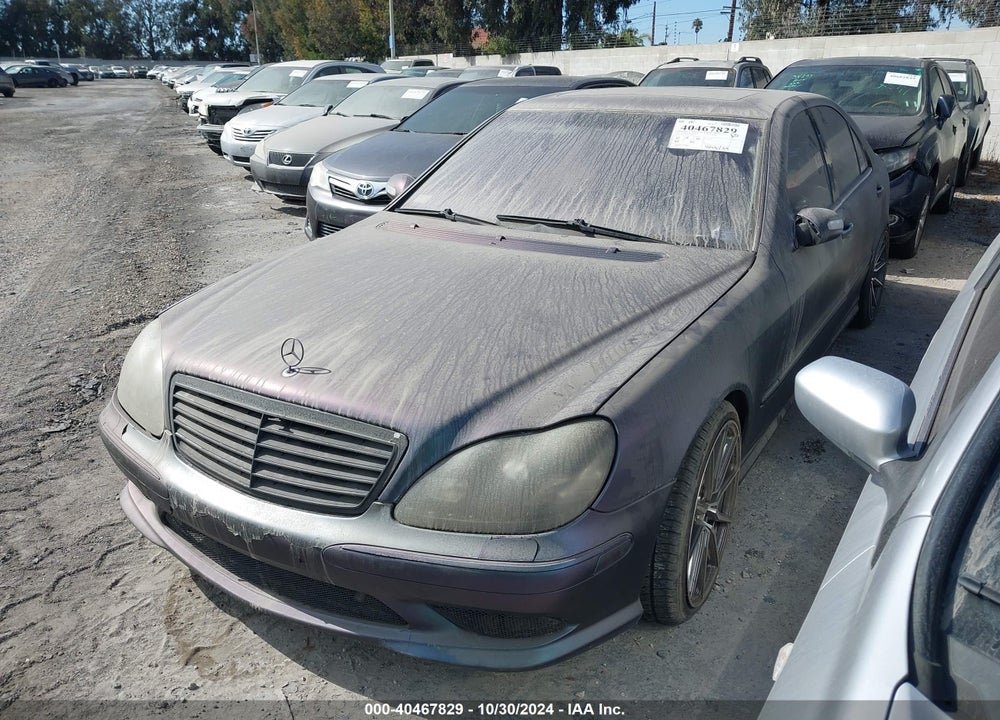 2003 MERCEDES-BENZ S 55 AMG VIN: WDBNG74J43A370667