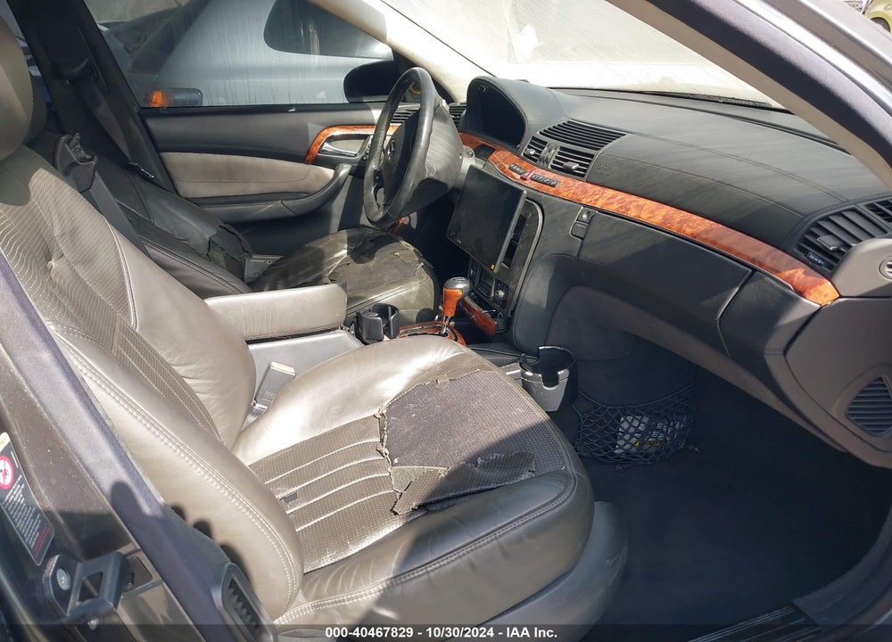 2003 MERCEDES-BENZ S 55 AMG VIN: WDBNG74J43A370667