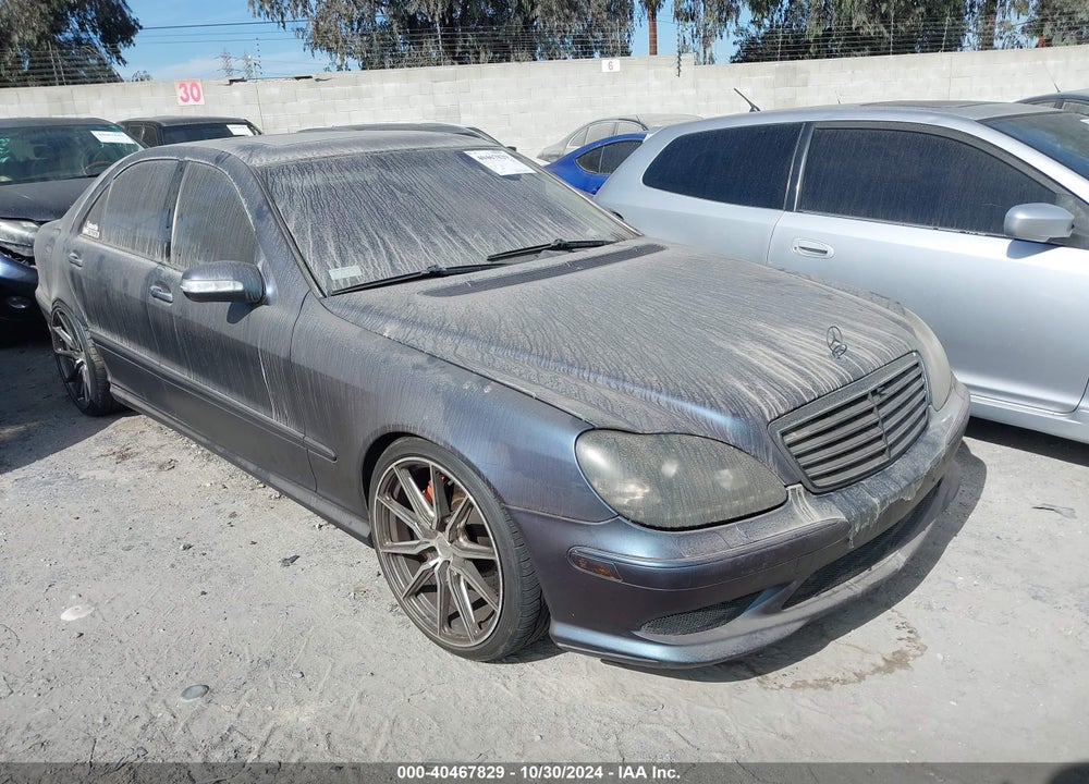 2003 MERCEDES-BENZ S 55 AMG VIN: WDBNG74J43A370667