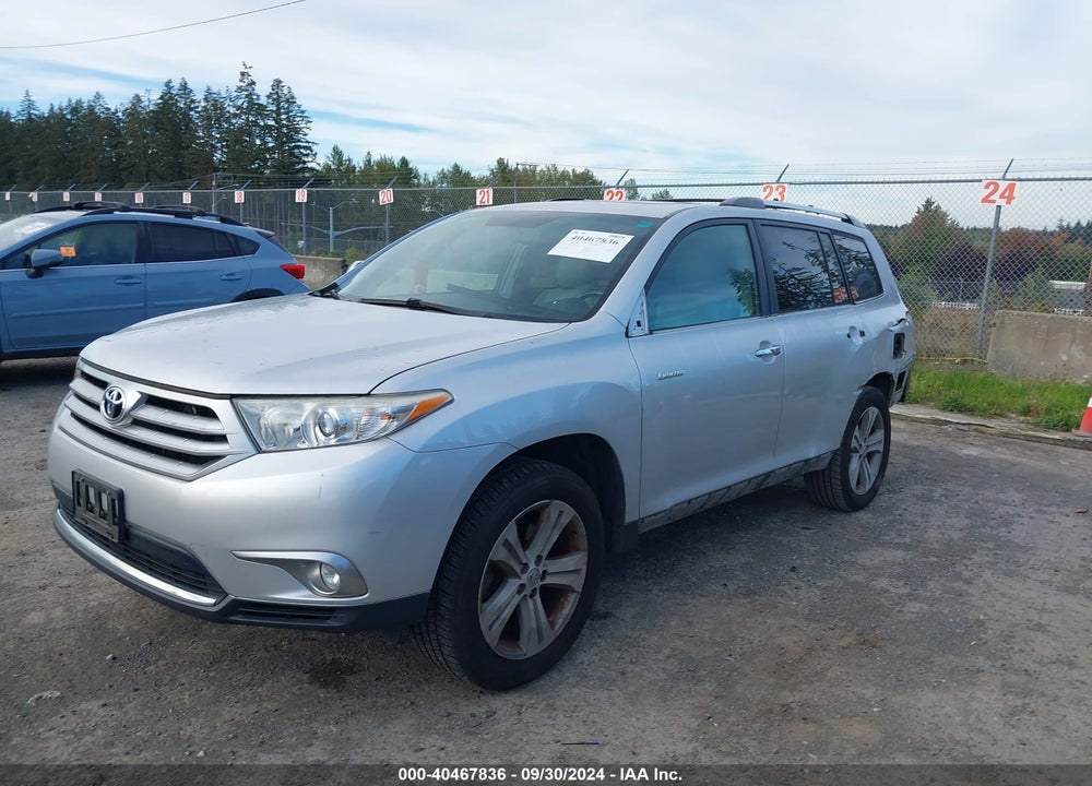 2012 TOYOTA HIGHLANDER LIMITED V6 VIN: 5TDDK3EH6CS104537