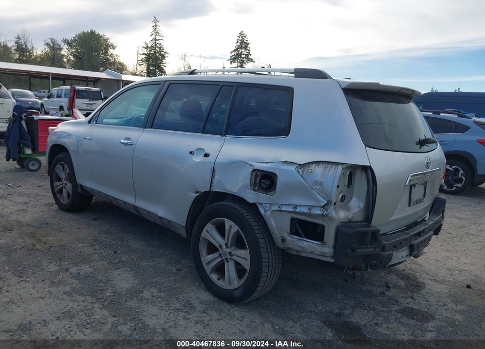 2012 TOYOTA HIGHLANDER LIMITED V6 VIN: 5TDDK3EH6CS104537
