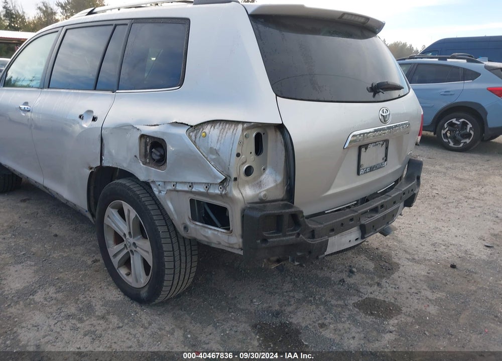 2012 TOYOTA HIGHLANDER LIMITED V6 VIN: 5TDDK3EH6CS104537