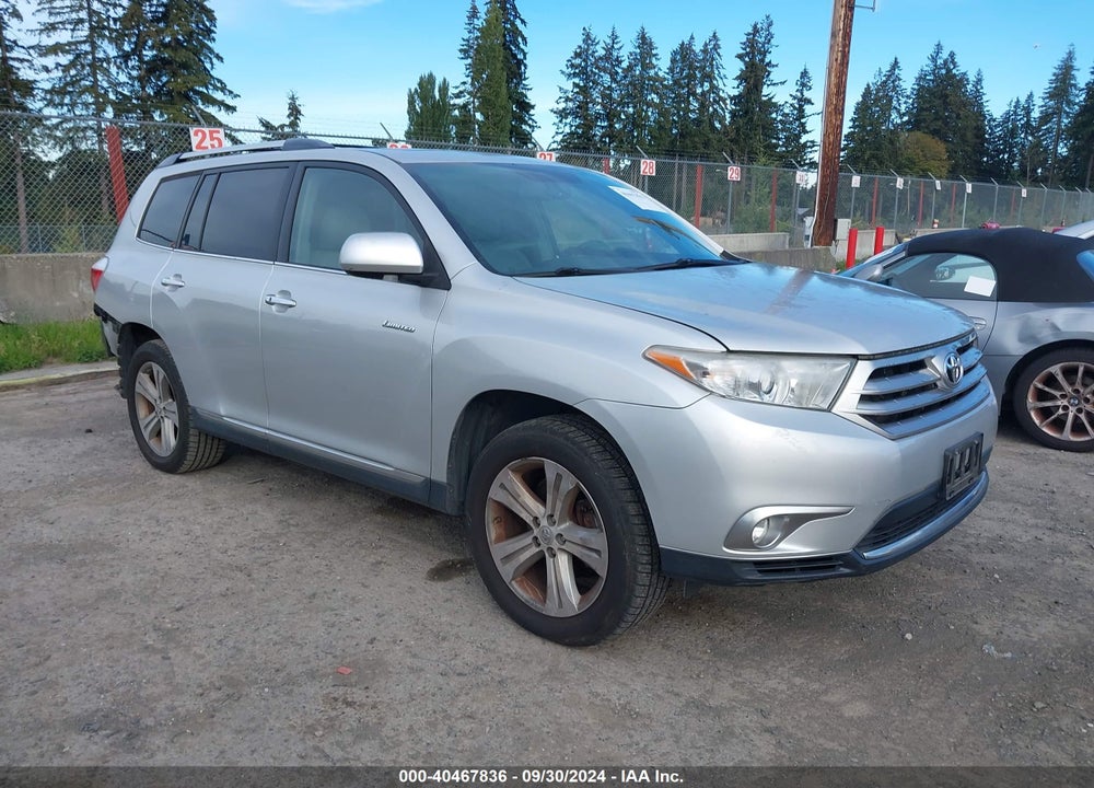 2012 TOYOTA HIGHLANDER LIMITED V6 VIN: 5TDDK3EH6CS104537