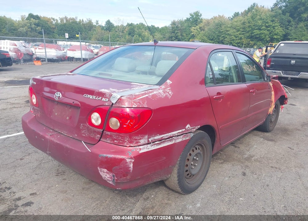 2006 TOYOTA COROLLA LE VIN: 2T1BR32E26C582528