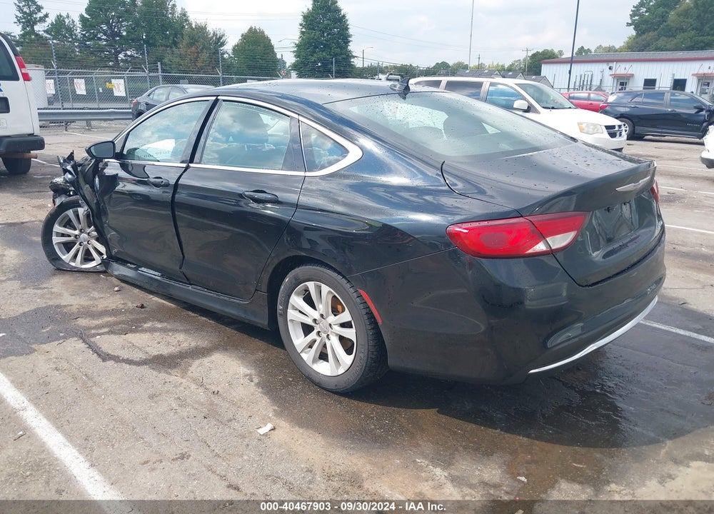 2017 CHRYSLER 200 LIMITED PLATINUM VIN: 1C3CCCAB1HN502489