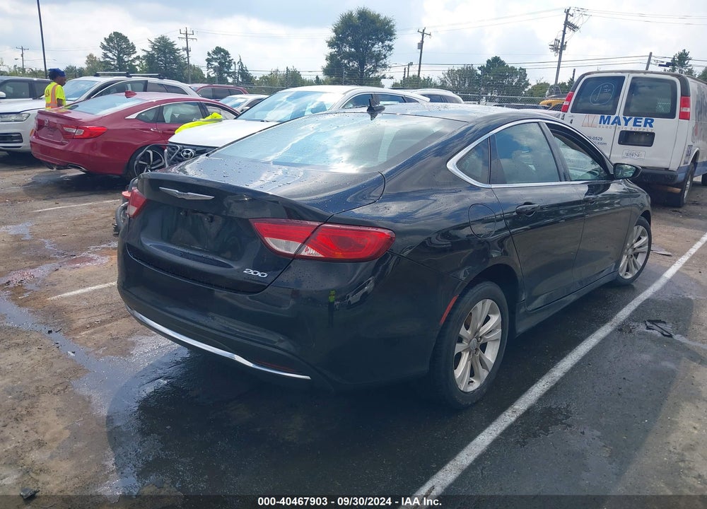 2017 CHRYSLER 200 LIMITED PLATINUM VIN: 1C3CCCAB1HN502489