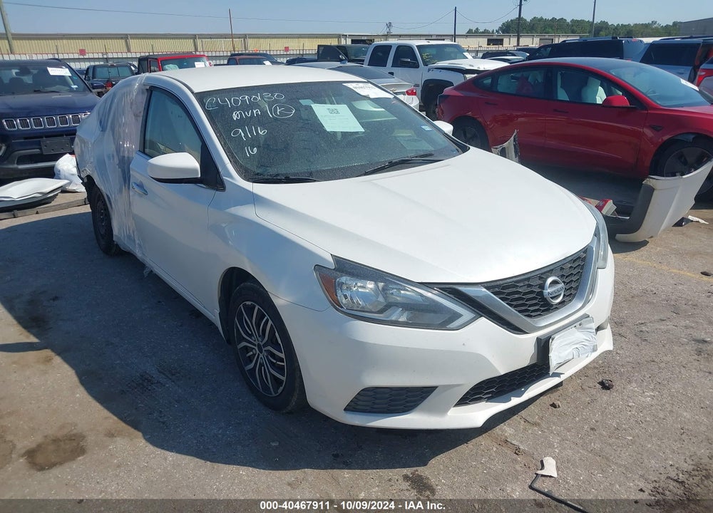 2016 NISSAN SENTRA SV VIN: 3N1AB7AP8GY306904