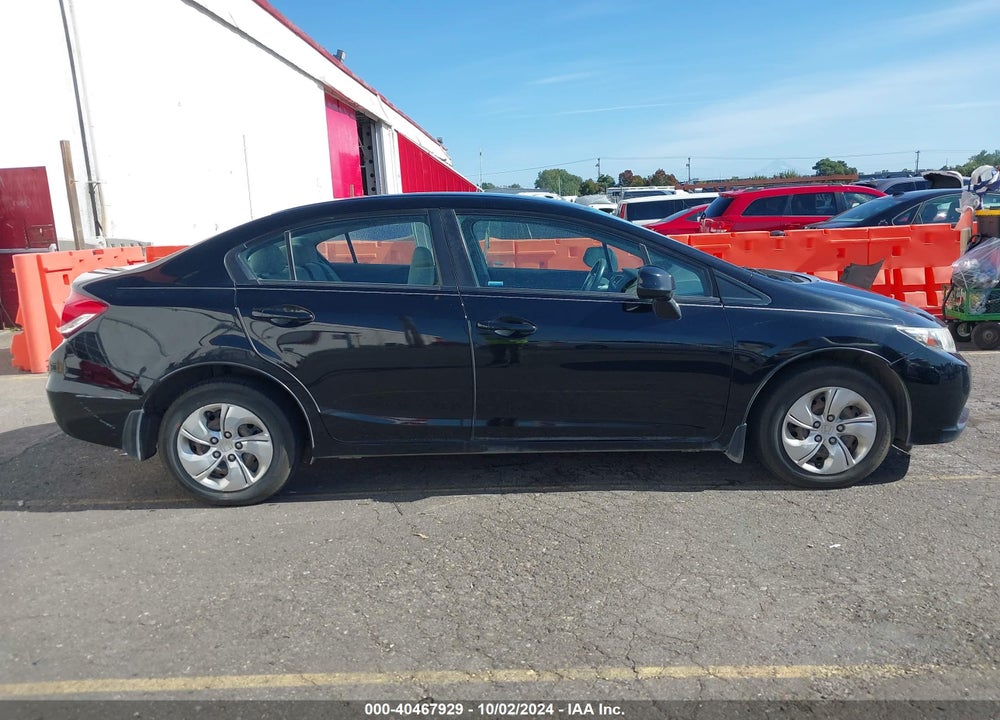 2013 HONDA CIVIC LX VIN: 19XFB2F50DE239550