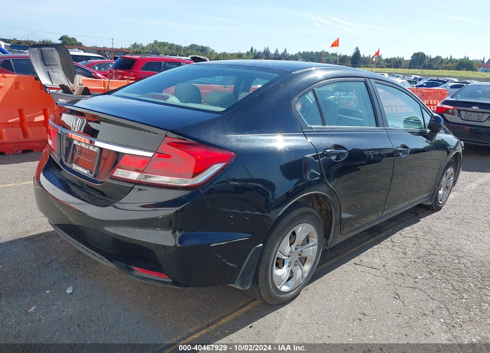 2013 HONDA CIVIC LX VIN: 19XFB2F50DE239550