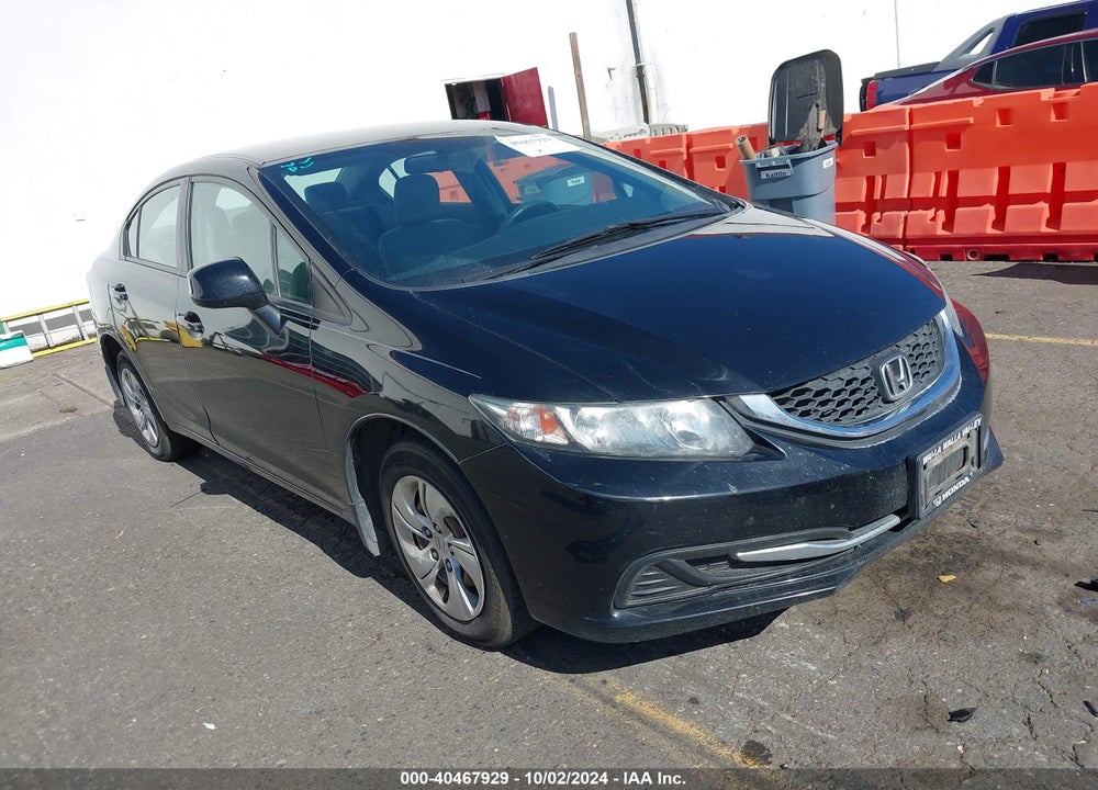 2013 HONDA CIVIC LX VIN: 19XFB2F50DE239550
