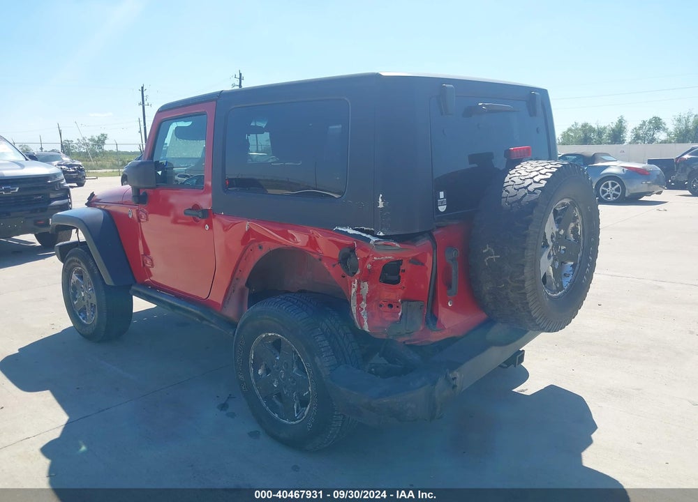 2010 JEEP WRANGLER SPORT VIN: 1J4AA2D13AL110258