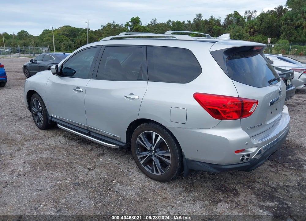 2019 NISSAN PATHFINDER PLATINUM VIN: 5N1DR2MN4KC635681