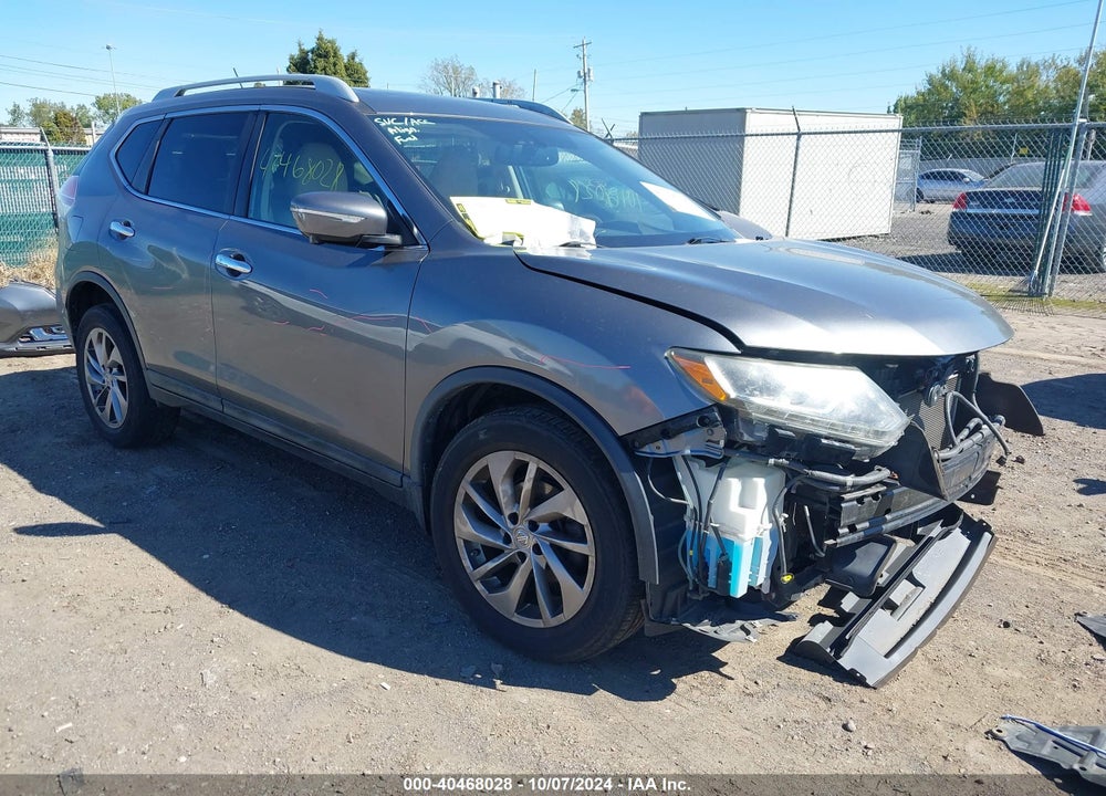 2015 NISSAN ROGUE SL VIN: 5N1AT2MVXFC906222