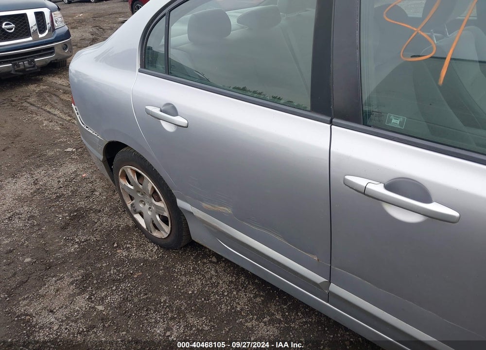2008 HONDA CIVIC LX VIN: 2HGFA16508H323439