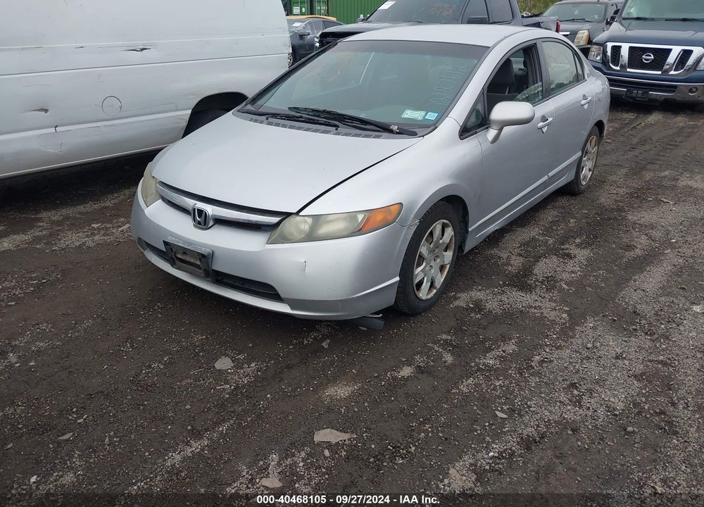 2008 HONDA CIVIC LX VIN: 2HGFA16508H323439
