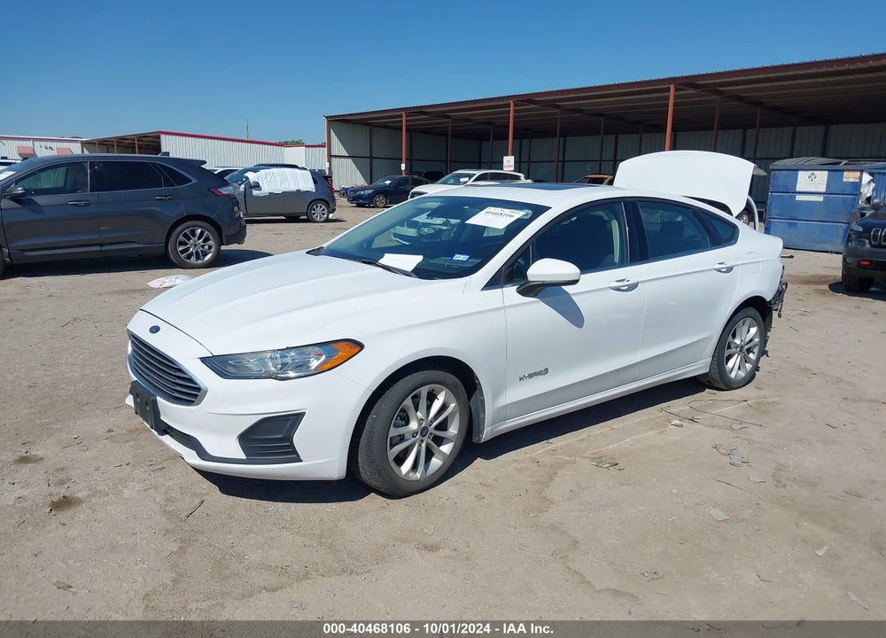2019 FORD FUSION HYBRID SE VIN: 3FA6P0LU0KR110351