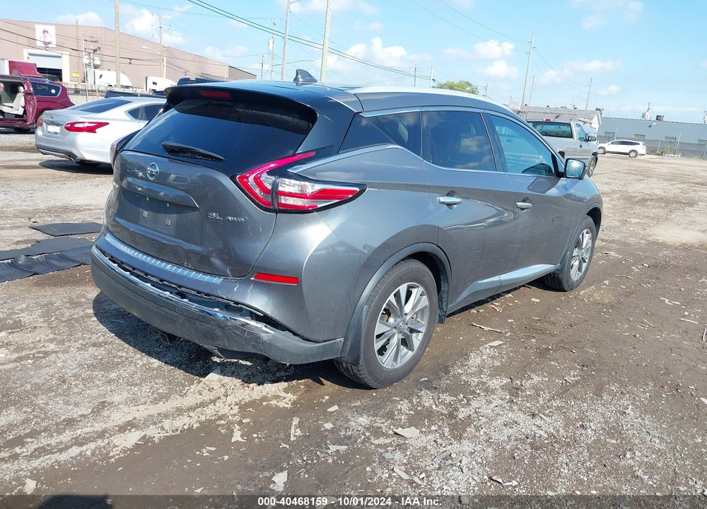 2018 NISSAN MURANO SL VIN: 5N1AZ2MH1JN122999
