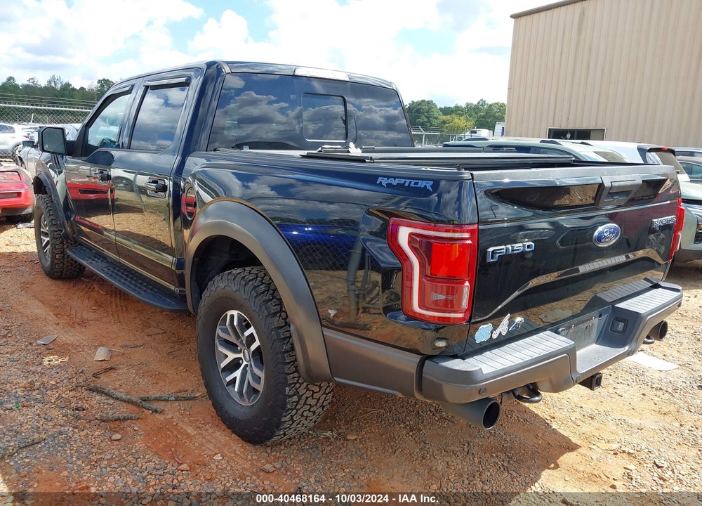 2017 FORD F-150 RAPTOR VIN: 1FTFW1RG8HFA19046