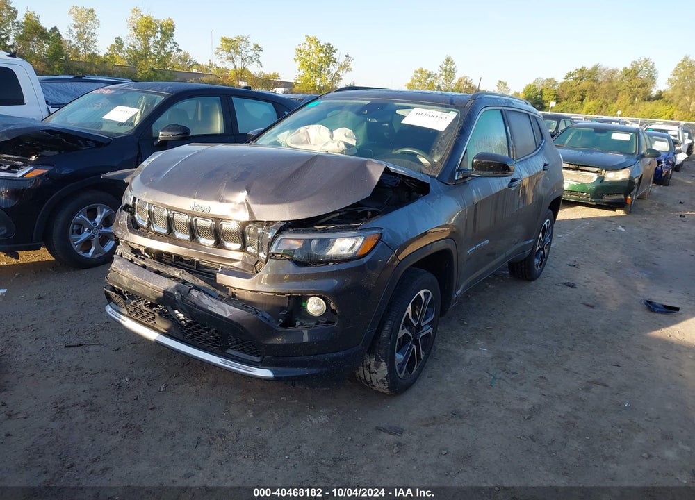 2022 JEEP COMPASS LIMITED 4X4 VIN: 3C4NJDCBXNT105159