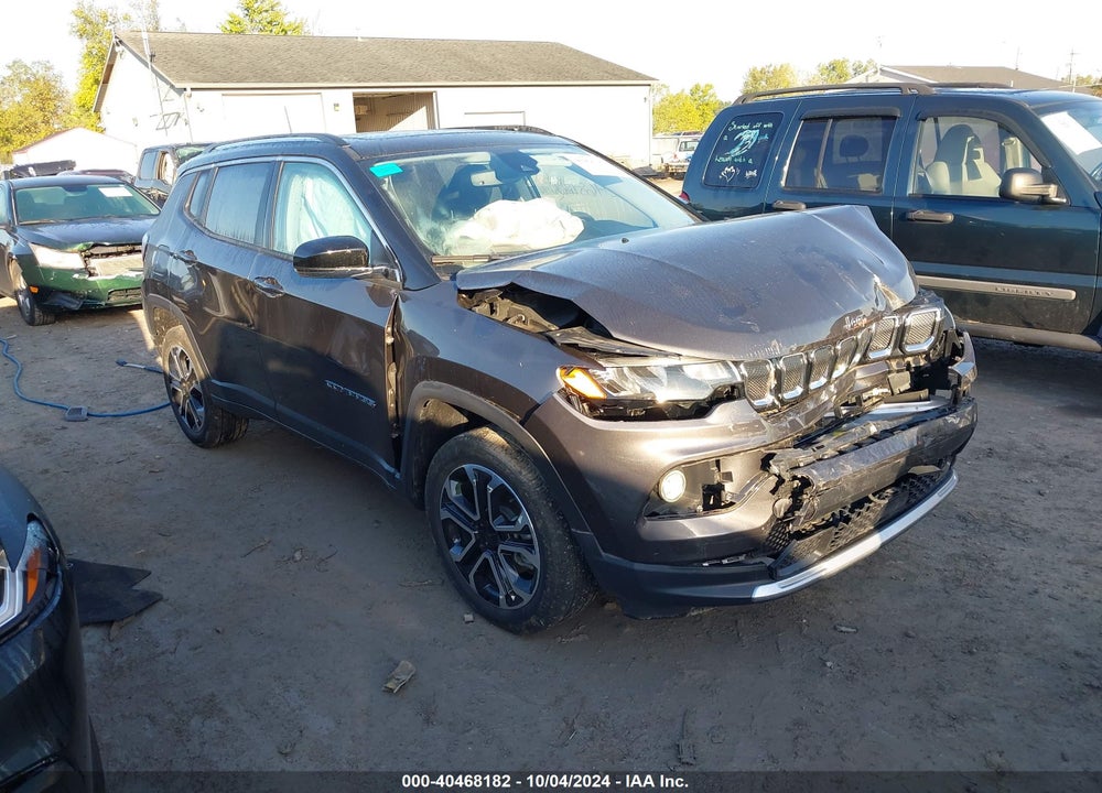 2022 JEEP COMPASS LIMITED 4X4 VIN: 3C4NJDCBXNT105159