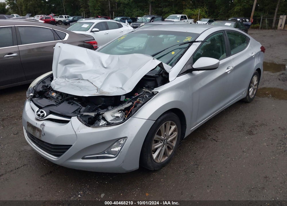 2014 HYUNDAI ELANTRA SE VIN: 5NPDH4AE5EH462396