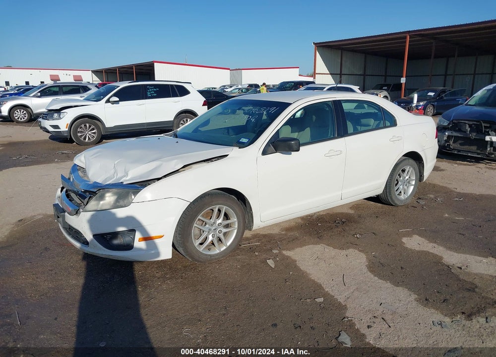 2010 FORD FUSION S VIN: 3FAHP0GA9AR140424