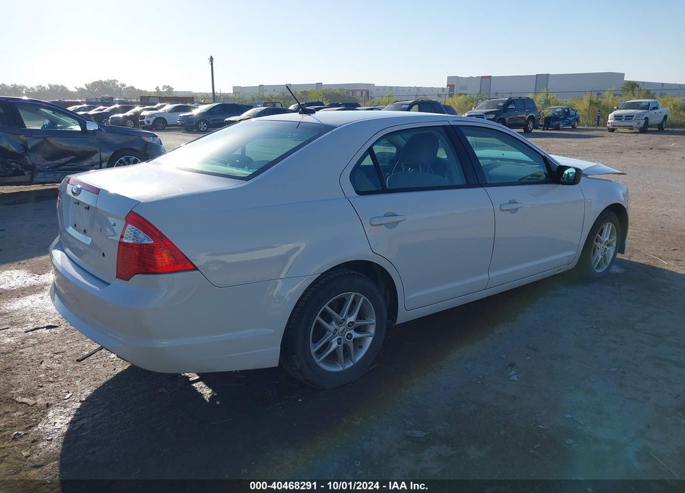 2010 FORD FUSION S VIN: 3FAHP0GA9AR140424