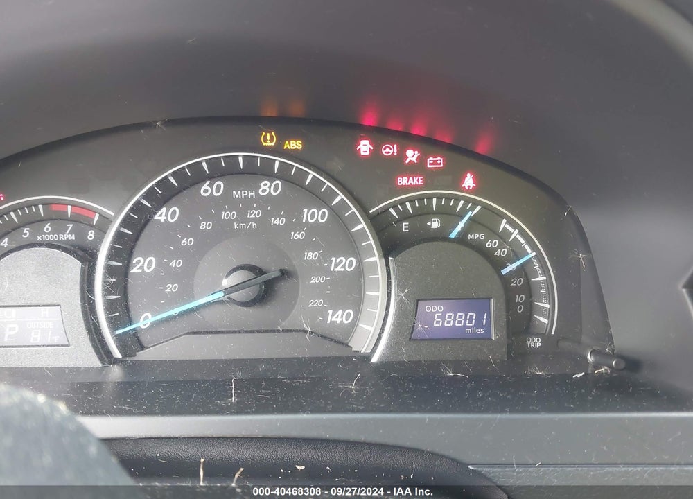2012 TOYOTA CAMRY LE VIN: 4T4BF1FKXCR214305
