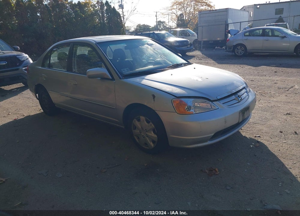 2003 HONDA CIVIC EX VIN: 2HGES26763H534492