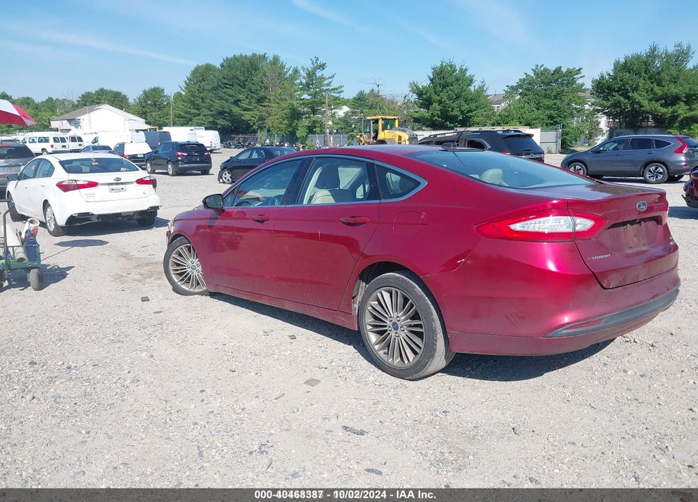 2013 FORD FUSION SE VIN: 3FA6P0HR5DR105198
