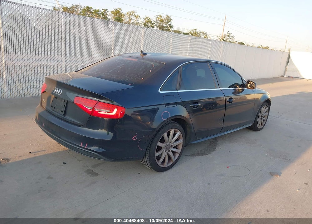 2014 AUDI A4 2.0T PREMIUM VIN: WAUAFAFL8EN018151