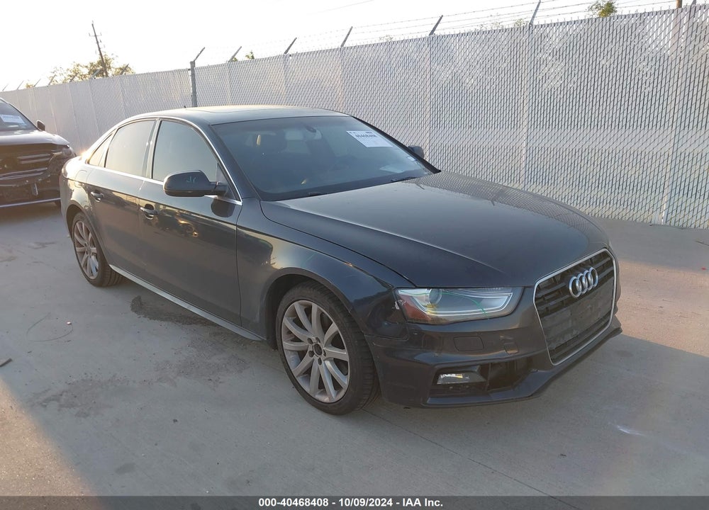 2014 AUDI A4 2.0T PREMIUM VIN: WAUAFAFL8EN018151