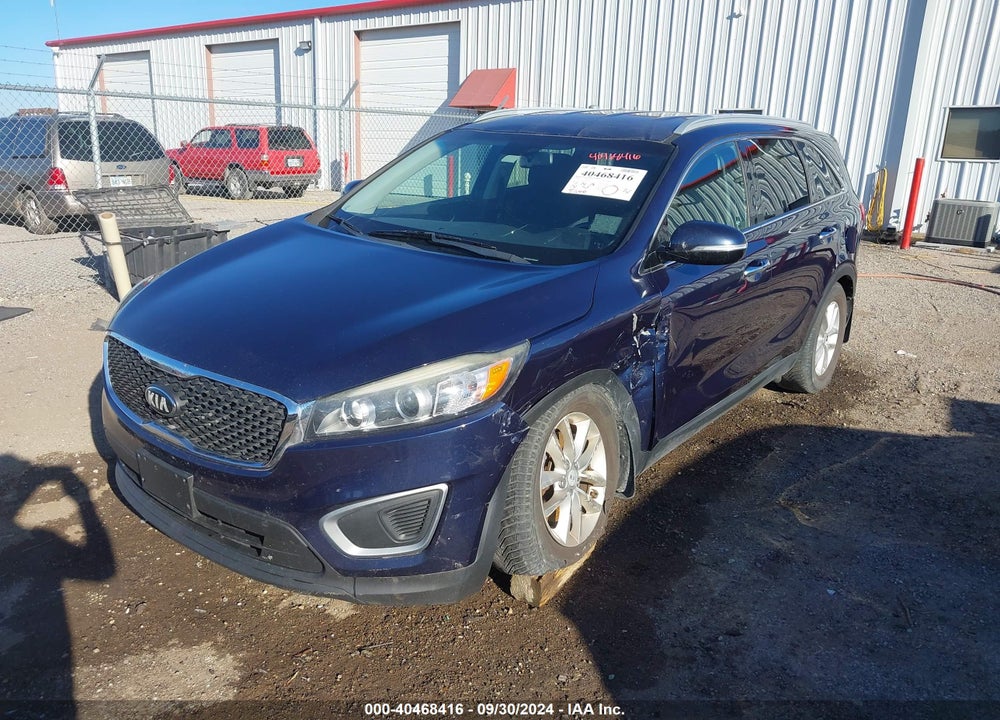 2016 KIA SORENTO 3.3L LX VIN: 5XYPG4A57GG032203