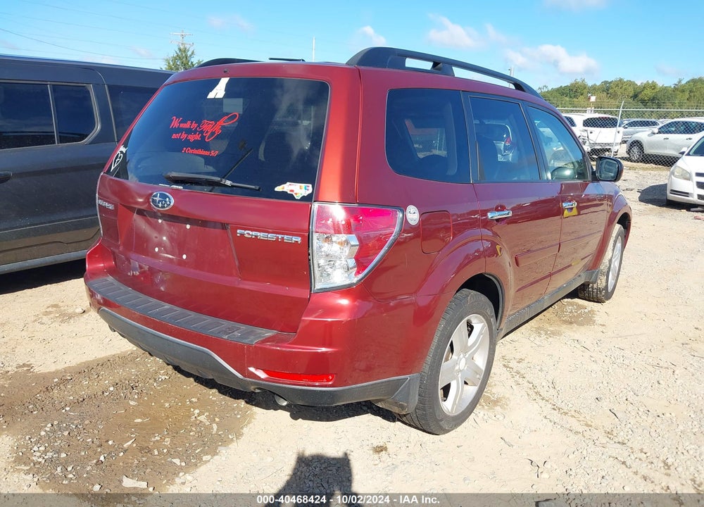 2009 SUBARU FORESTER 2.5X VIN: JF2SH63629H772715