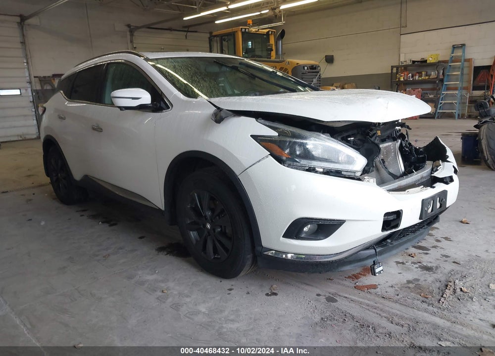 2018 NISSAN MURANO SV VIN: 5N1AZ2MH0JN139468