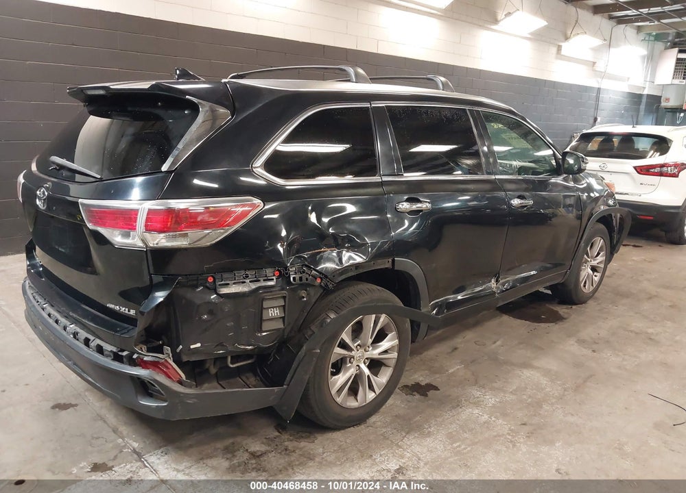 2015 TOYOTA HIGHLANDER XLE V6 VIN: 5TDJKRFH9FS181413