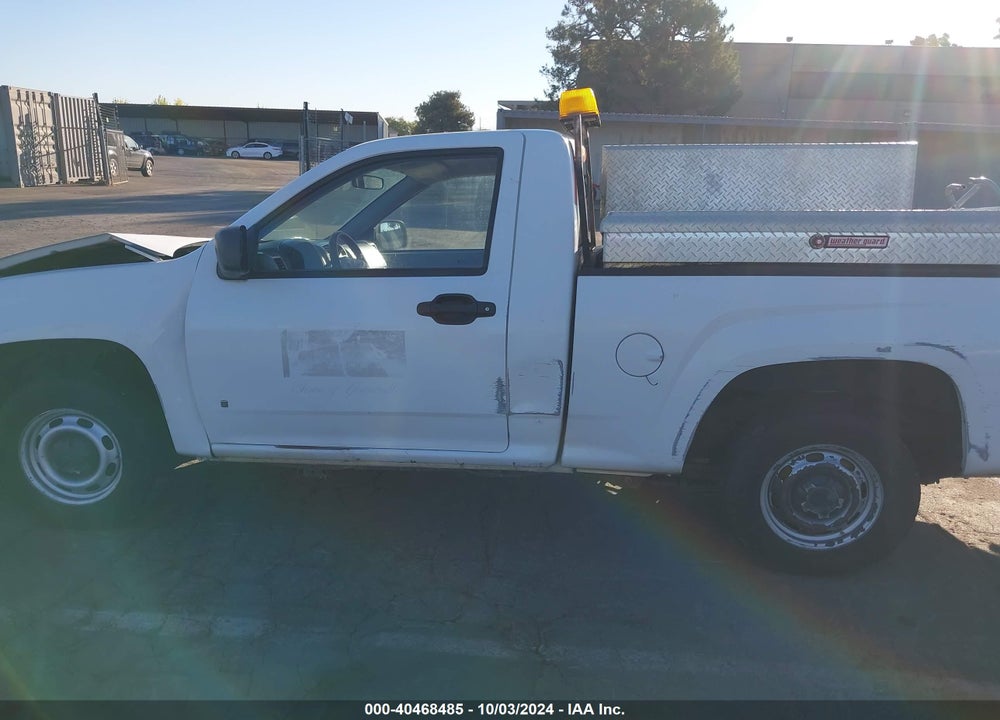 2008 CHEVROLET COLORADO WORK TRUCK VIN: 1GCCS14E988126096