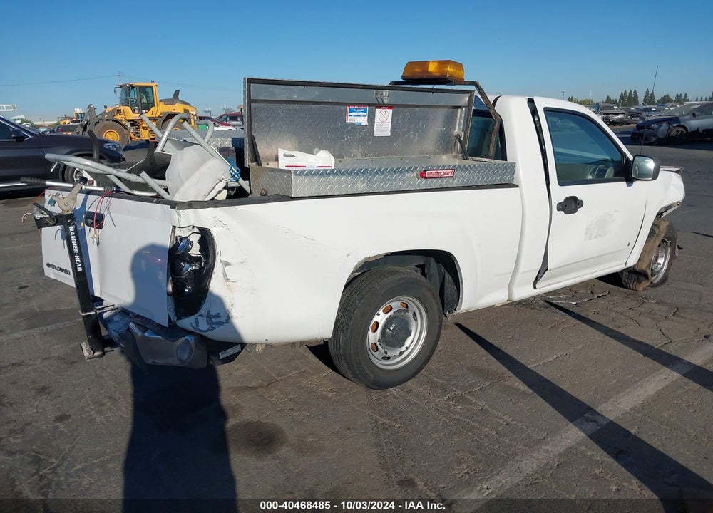 2008 CHEVROLET COLORADO WORK TRUCK VIN: 1GCCS14E988126096