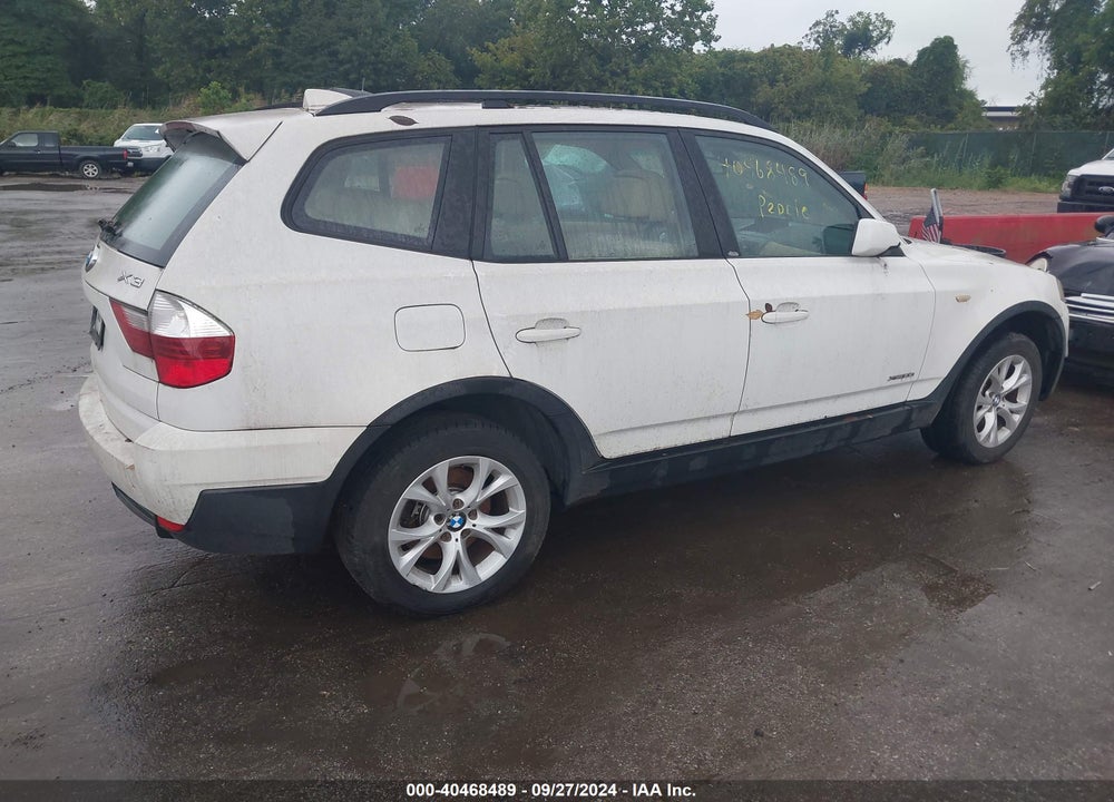2009 BMW X3 XDRIVE30I VIN: WBXPC93429WJ27807