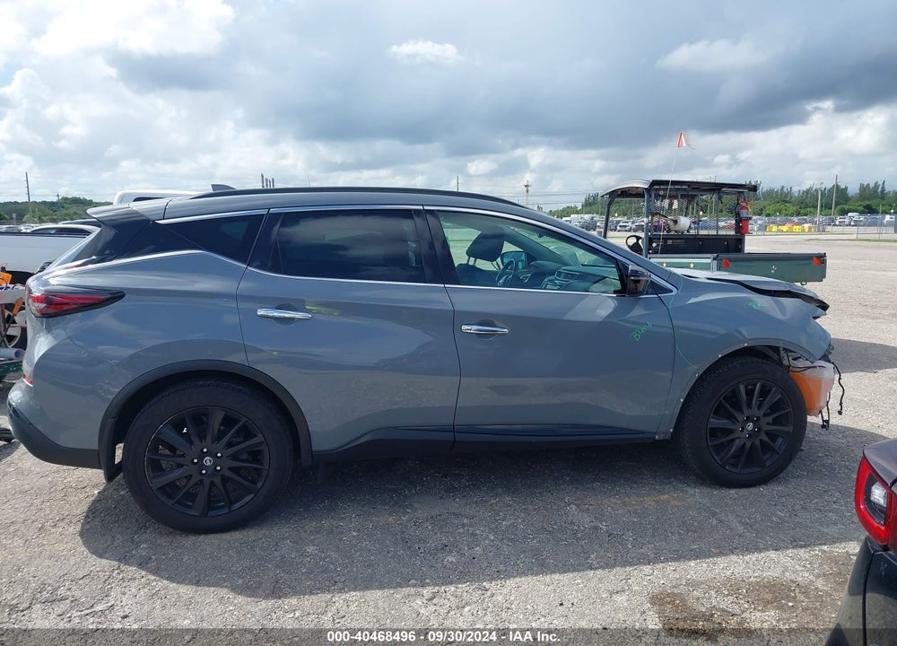 2022 NISSAN MURANO SV FWD VIN: 5N1AZ2BJ7NC128555