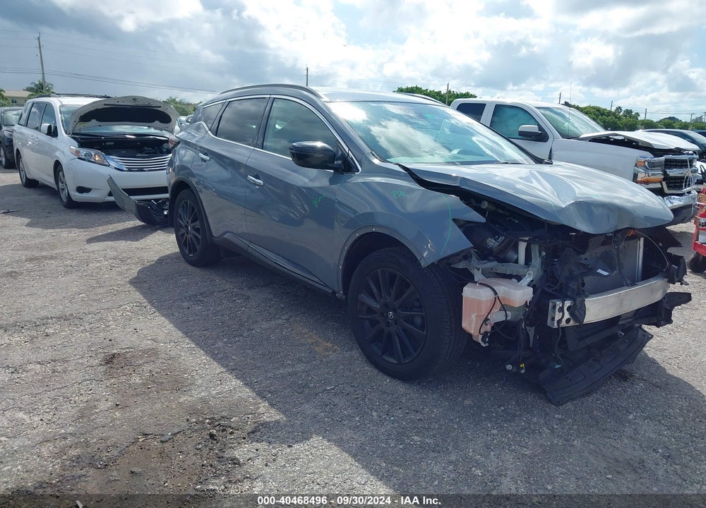 2022 NISSAN MURANO SV FWD VIN: 5N1AZ2BJ7NC128555
